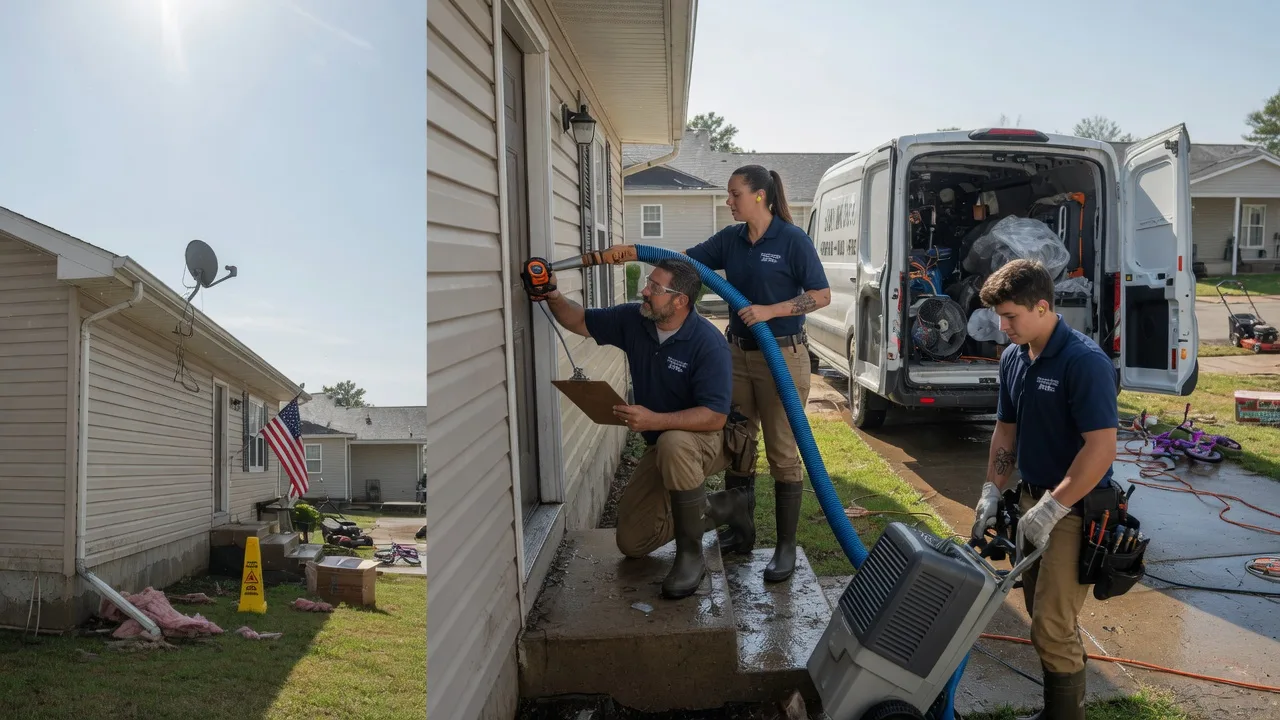 Ceiling Water Damage Restoration in Chilo, OH near me